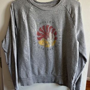 Worn down looking Hurley crewneck